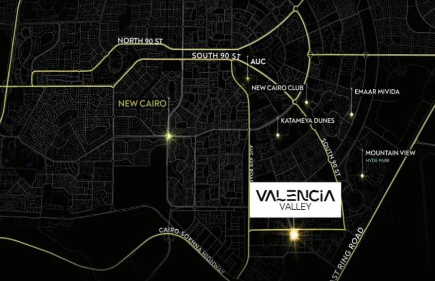 كمبوند فالنسيا فالي القاهرة الجديدة Valencia Valley